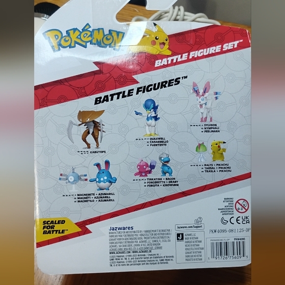 Pokemon Battle Ready Figure set Roselia Marowak & Perrserker 3 Pack new 2025 - Picture 6 of 7